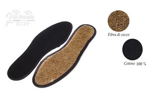 Solette in fibra di cocco e cotone assorbi sudore Coimbra set 2 paia lavabile - Foto 1 di 4