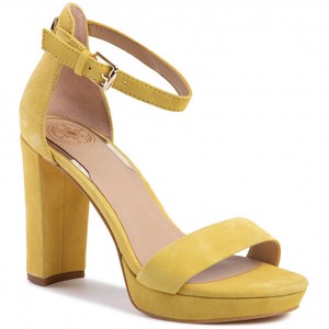 Sandalo Donna alto con cinturino caviglia Giallo -Guess-