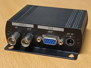 ADATTATORE CONVERTITORE VIDEO COMELIT SVGA671B BNC/VGA CVBS/VGA - Foto 1 di 5