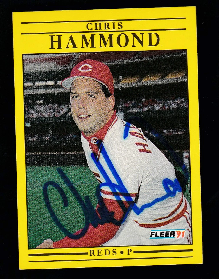 CHRIS HAMMOND -- 1991 FLEER -- SIGNED / AUTOGRAPHED - Image 1 of 1