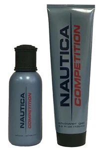 5 Sets Nautica Competition After Shave 2.4 fl oz & Nautica Shower Gel 4.2 oz - Picture 1 of 2