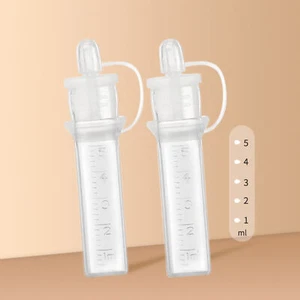 Colostrum Collector Breastmilk Collector Safe 5ml Silicone For Breastfeeding - Picture 1 of 24