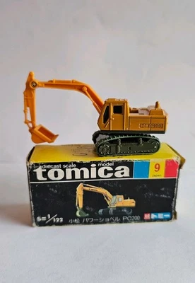 Tomica Black Box No.9 KOMATSU Power Shovel 15-HT S=1/103 Made in Japan rare 1981 - Image 1 of 4
