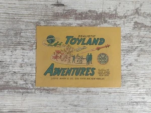 Louis Marx REALISTIC TOYLAND ADVENTURES 16-Page PLAY SET Catalogue, 1958, FINE - Picture 1 of 5
