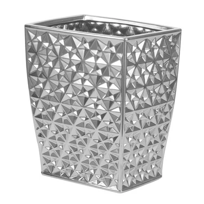 Ceramic Rectangular Small Trash Can - Wastebasket, Garbage Container Bin for ... - Image 1 of 4