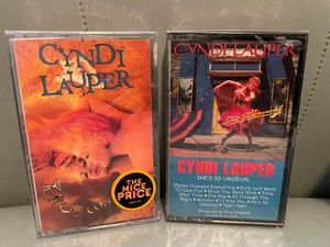 Sealed Cyndi Lauper She’s So Unusual & True Colors Cassette Tapes - Picture 1 of 6