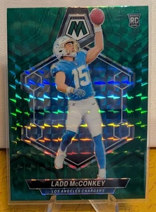2024 Mosaic - Rookies Ladd McConkey #334 Green Mosaic Prizm (RC) SS-067 - Foto 1 di 2