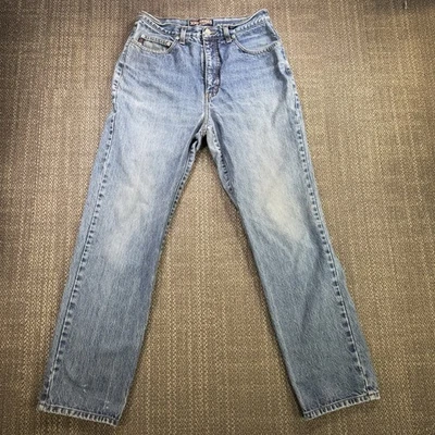 Guess USA Jeans Men 33 Fit 30x31 Triangle Logo AST-001 Straight Leg Vtg 90s Y2K - Image 1 of 4