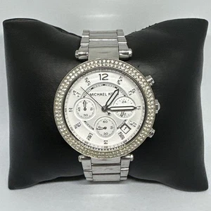 Michael Kors MK5353 Womens Silver Stainless Steel Analog Dial Wrist Watch HME734 - Picture 1 of 11