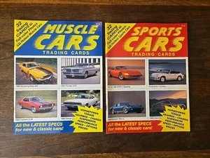 Muscle Cars And Sports Cars Trading Cards Lot Checkerboard Press New York 1989 - Picture 1 of 9