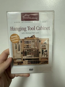 Fine Woodworking Video Workshop Series #14 - Hanging Tool Cabinet  - PRISTINE - Picture 1 of 2