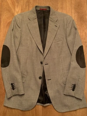 Carolina Herrera Wool/Cashmere Blend Blazer with Elbow Patches (40R) - Spain - Изображение 1 из 4