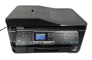 EPSON WorkForce 645 All-In-One Printer Wi-Fi Print Copy Scan Fax TESTED & WORKS! - Picture 1 of 18