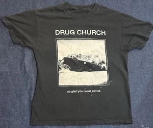 Camisa Negra Drug Church Hardcore Punk Rock Tour Banda Merch Usada Grunge - Imagen 1 de 6