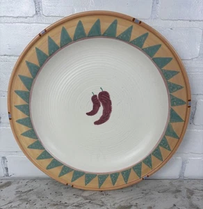 Treasure Craft TAOS Platter Chop Plate Southwestern Design Chili Pepper 13 3/8" - Bild 1 von 9