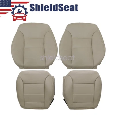 For 2009-2011 Mercedes Benz ML350 R350 Left & Right Bottom & Top Seat Cover Tan - Image 1 of 4