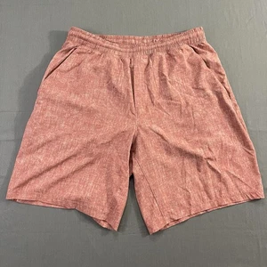 "Pantalones Cortos Lululemon Pace Breaker Para Hombre Grandes Rojo Brezo 9"" Forrados Correr Atléticos" - Imagen 1 de 12