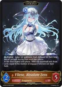 Filene, Absolute Zero (Evolved) (GFD02-004EN) [Treacherous Ambitions] Near Mint - Picture 1 of 1