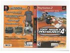 Tony Hawks pro Skater 4 Greatest Hits PS2 ARTWORK SEULEMENT authentique porté