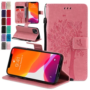 For Samsung Galaxy S23 S22 S21 Note 20 Kitty Magnetic Flip Leather Wallet Case - Picture 1 of 84