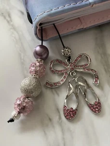 Traveler's notebook Journal Planner Beaded book thong/ bookmark charms - Imagen 1 de 2