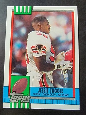 1990 Topps Football #479 Jessie Tuggle  - Image 1 of 2