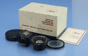 LEICA ZEISS HOLOGON-M 11003 15MM F8 LENS +BOX +FILTER +CAPS +FINDER RARE! MINT! - Picture 1 of 10