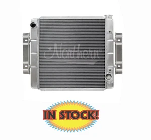 Northern 205150 - Hot Rod Radiator 23-3/4" W X 19-3/4" H, In-Left / Out-Right - Picture 1 of 4