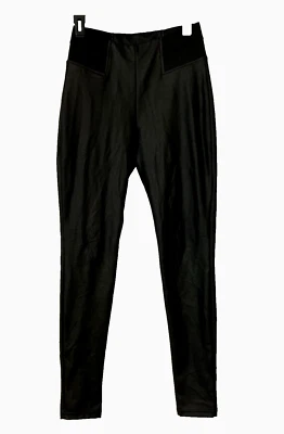 Legging Simply Vera Wang imitación cuero para mujer S Cyberpunk Foto 1 de 4