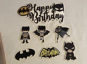 Batman Cake & Cupcake Toppers 25pc - Picture 1 of 2