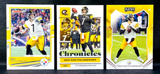 BEN ROETHLISBERGER (x3) NFL Football Cards - PITTSBURGH STEELERS - FREE SHIPPING