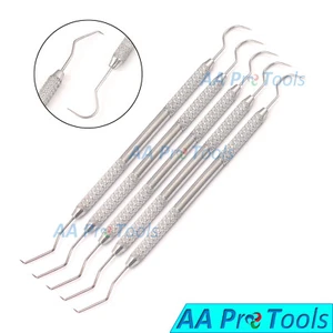 Set Of 5 Dental Explorer 23/17A Dentist Teeth Cleaning Hygienist Probes Lab Tool - Picture 1 of 3