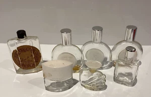 Seven Vintage Miniature Empty Perfume Bottles inc Lancôme Miracle, Avon etc P8 - Picture 1 of 7