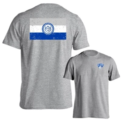 Saint Louis University Billikens School Flag Logo Short Sleeve T-Shirt - Image 1 of 4