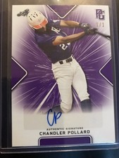 2021 Perfect Game Nation Showcase Blank Back Purple Auto Chandler Pollard 1/1