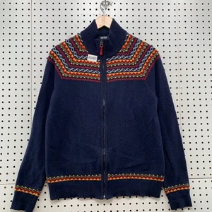 Michael Bastian Wool Blend Knit Cardigan Zip Sweater Mens Small Nordic 19.5x25 - Picture 1 of 17