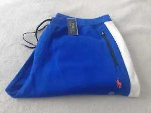 Polo Ralph Lauren Size 2XLT Blue / Orange Pony Logo Men's Sweatpants MSRP $148 - Picture 1 of 14