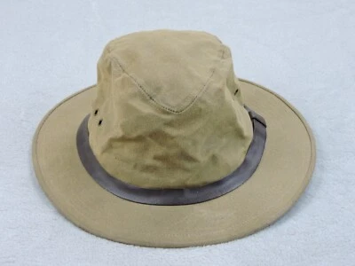 C.C. Filson Packer Brim Hat Men's Medium Brown USA Custom Made - Image 1 of 4