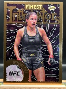 2024 Topps Finest UFC - Juliana Pena - Finest Intimidators - INT-19 - Picture 1 of 2