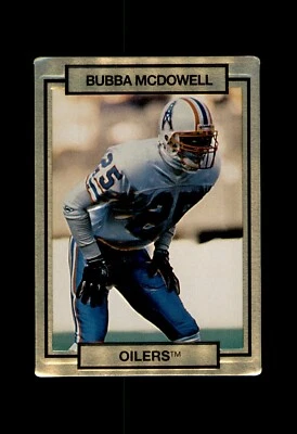 1990 ACTION PACKED FOOTBALL CARD HOUSTON OILERS #96 BUBBA MCDOWELL - Image 1 of 2