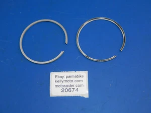 1970's SACHS 125 MOTOR ENGINE PISTON RING SET 54.5mm PENTON KTM DKW HERCULES - Picture 1 of 4