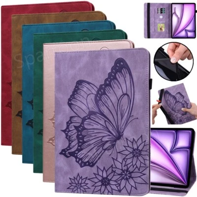 For 2024 iPad Air 11" 13" / Pro 11" 13" 5/6/7/8/9/10th Smart Leather Case Cover - Image 1 of 4