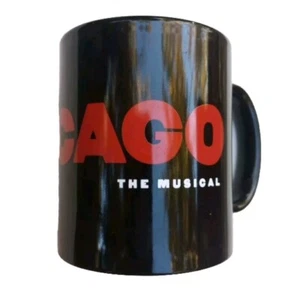 Chicago Mug The Musical on Broadway Coffee Cup Black Red New Theater Souvenir - Picture 1 of 14