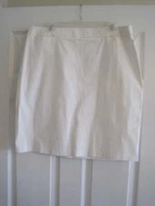 NEW YORK AND COMPANY WHITE PENCIL SKIRT 14 NWT $29.95 - Picture 1 of 2