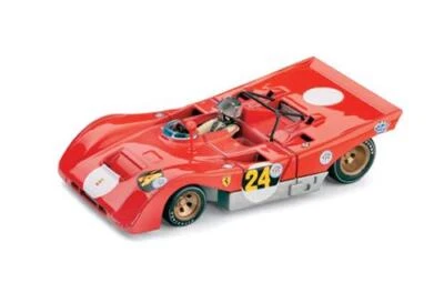 1:43 Brumm Ferrari 312 Pb 1000Km Buenos Aires Giunti 1971 R258-Ch Diecast Modell - Immagine 1 di 2