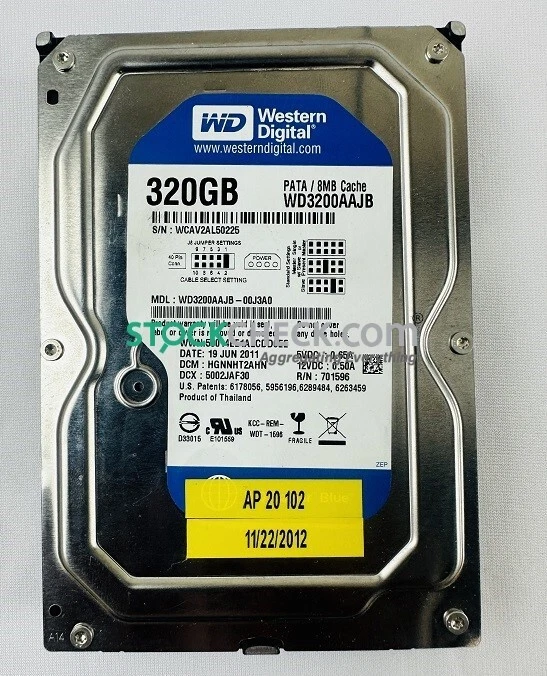 Western Digital WD3200AAJB-00J3A0 Hard Disk Drive - Image 1 of 4