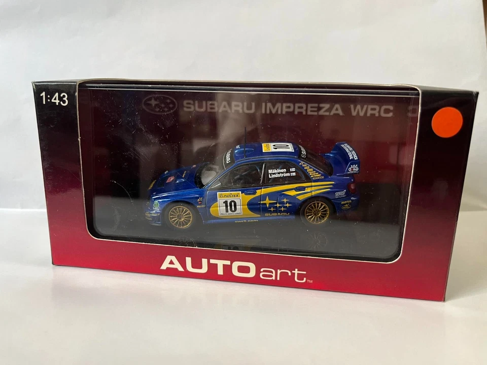 AUTO ART 1/43 - SUBARU IMPREZA WRC 2002 MAKINEM LINDSTROM 10 RALLY MONTE CARLO - Immagine 1 di 1