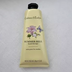 Crabtree & Evelyn Summer Hill Hand Therapy Cream 3.5 OZ, 100g, NEW - Picture 1 of 3