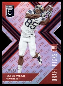 Panini Elite Status 2018 bufón troquelado Weah radiocontrol Pittsburgh Panthers #144 - Imagen 1 de 2