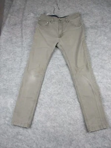 Pantalones de respiración PrAna ajustados para hombre 32x31 grises elásticos gruesos logotipo informales al aire libre * - Imagen 1 de 18